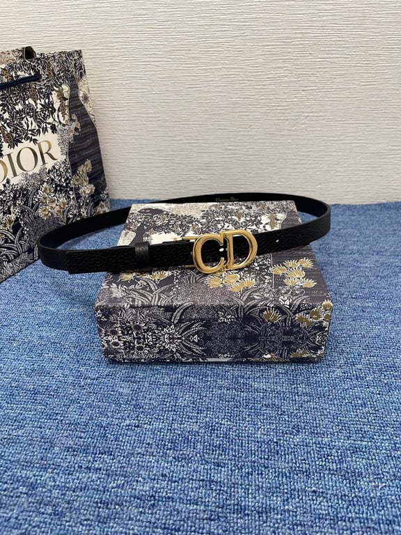 Dior 30 Montaigne Belt Black Gold - 3