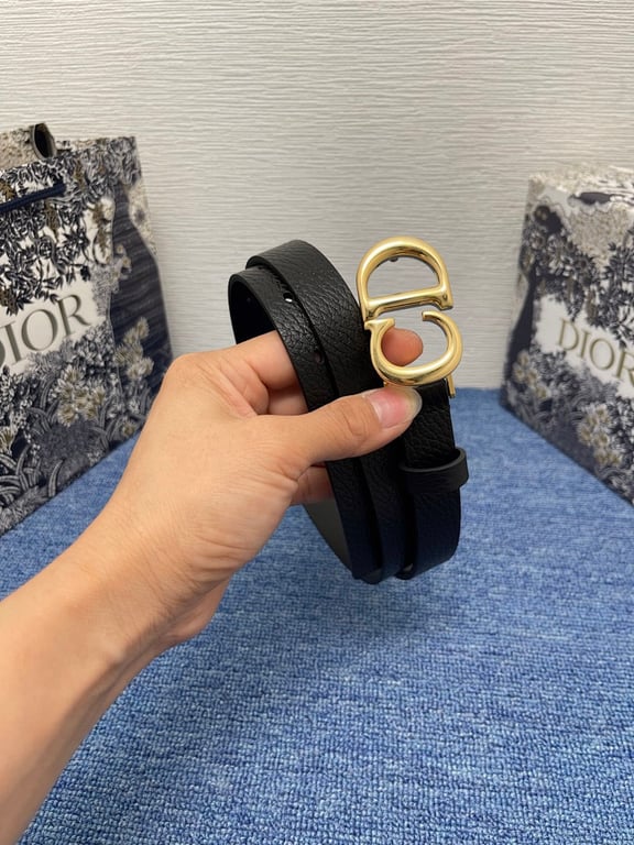 Dior 30 Montaigne Belt Black Gold - 4