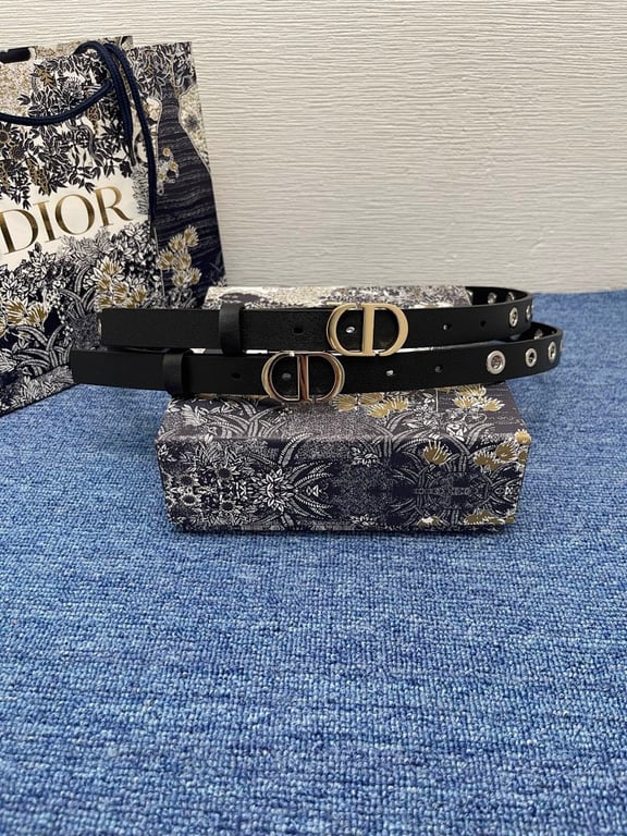Dior CD Buckle Belt with Eyelets - 7