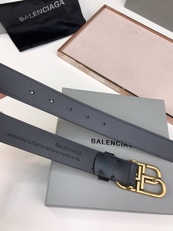 Balenciaga BB Belt Black Gold - 6