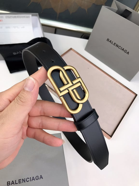 Balenciaga BB Belt Black Gold - 7