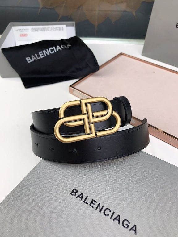 Balenciaga BB Belt Black Gold - 8