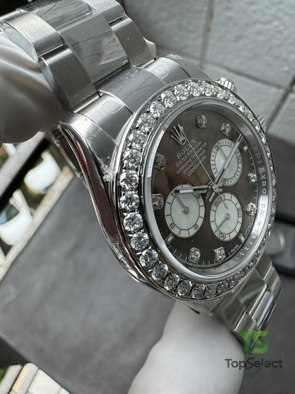 Rolex Daytona Mother of Pearl Diamond Bezel - 11