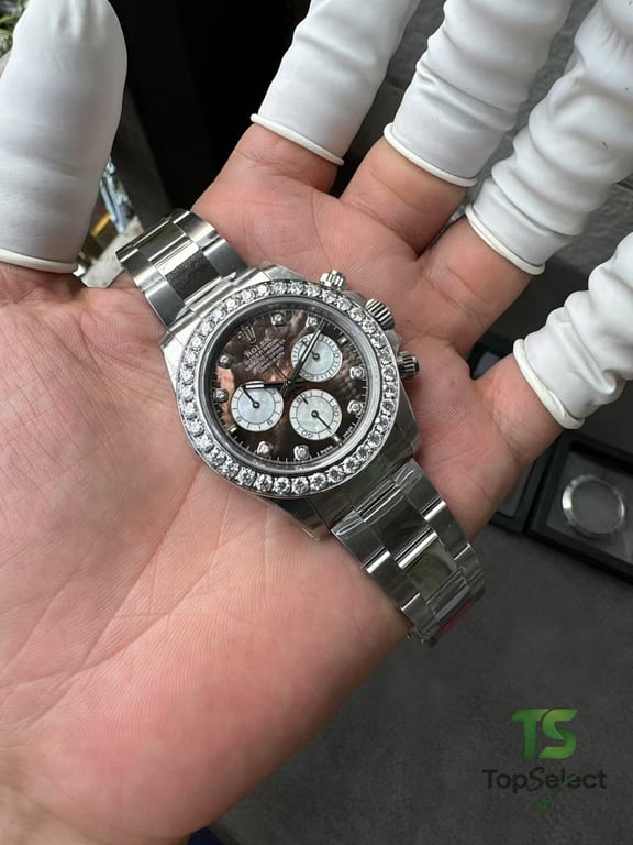 Rolex Daytona Mother of Pearl Diamond Bezel - 17