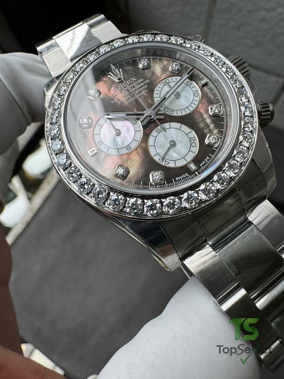 Rolex Daytona Mother of Pearl Diamond Bezel - 3
