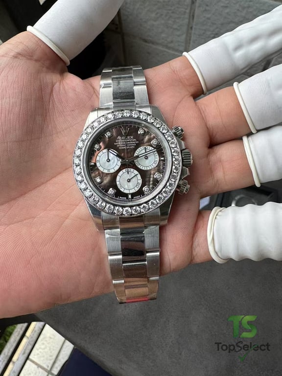 Rolex Daytona Mother of Pearl Diamond Bezel - 5