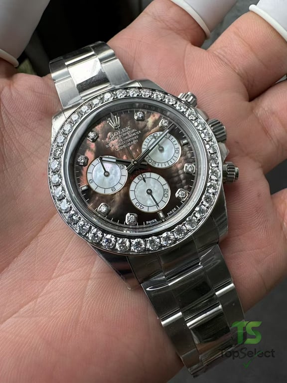 Rolex Daytona Mother of Pearl Diamond Bezel - 7