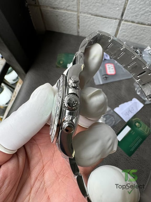 Rolex Cosmograph Daytona Ice Blue Moissanite Bezel - 7