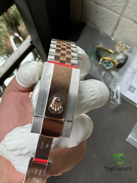 Rolex Datejust 41 Wimbledon Rose Gold Steel - 4
