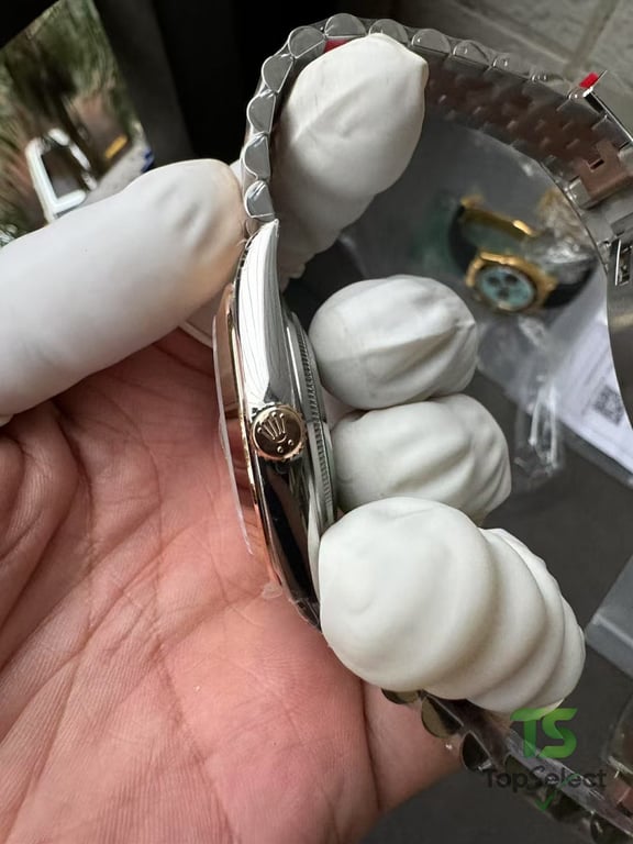 Rolex Datejust 41 Wimbledon Rose Gold Steel - 5