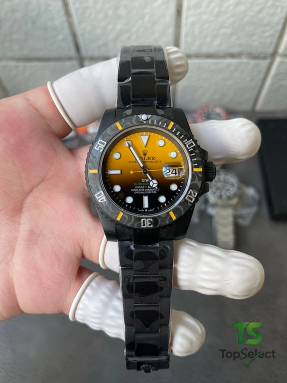 Rolex Submariner DiW Carbon Fiber Orange Gradient - 4