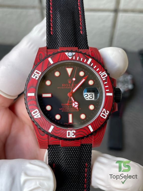 Rolex Submariner DiW Red Carbon - 4