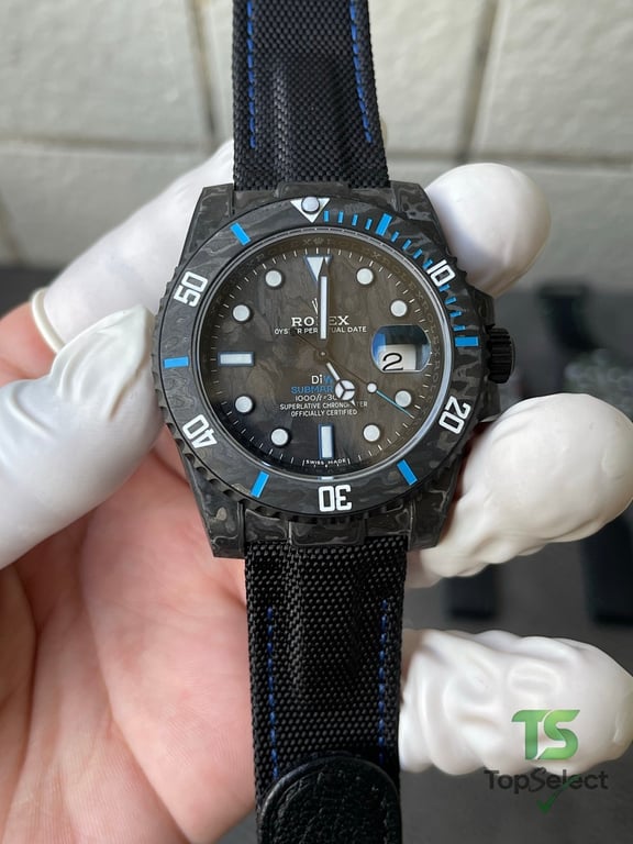 Rolex Submariner DiW Carbon Blue Ghost - 11