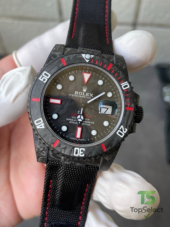 Rolex Submariner DiW Carbon Fiber Red Ghost - 4