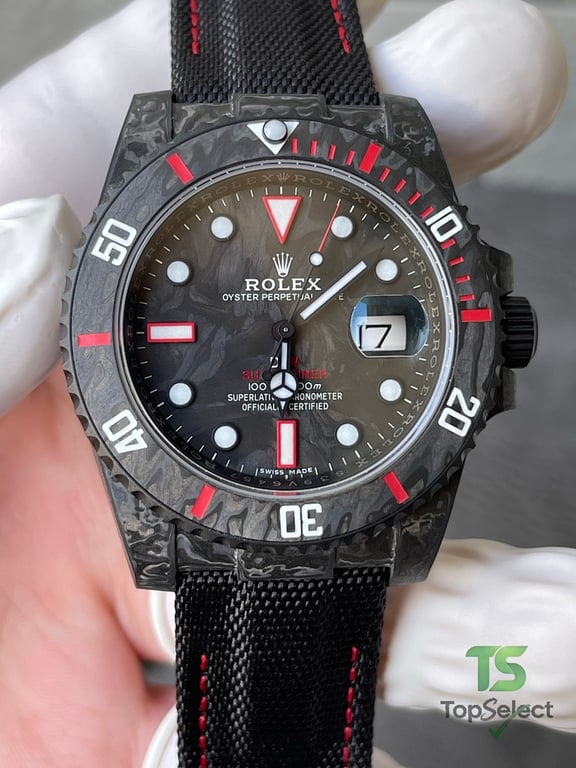 Rolex Submariner DiW Carbon Fiber Red Ghost - 9