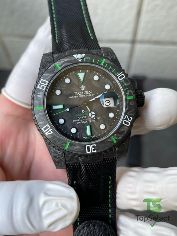 Rolex Submariner DiW Carbon Fiber Green Ghost - 10