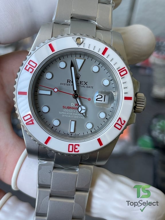 Rolex Submariner DiW Custom Grey White Red - 9