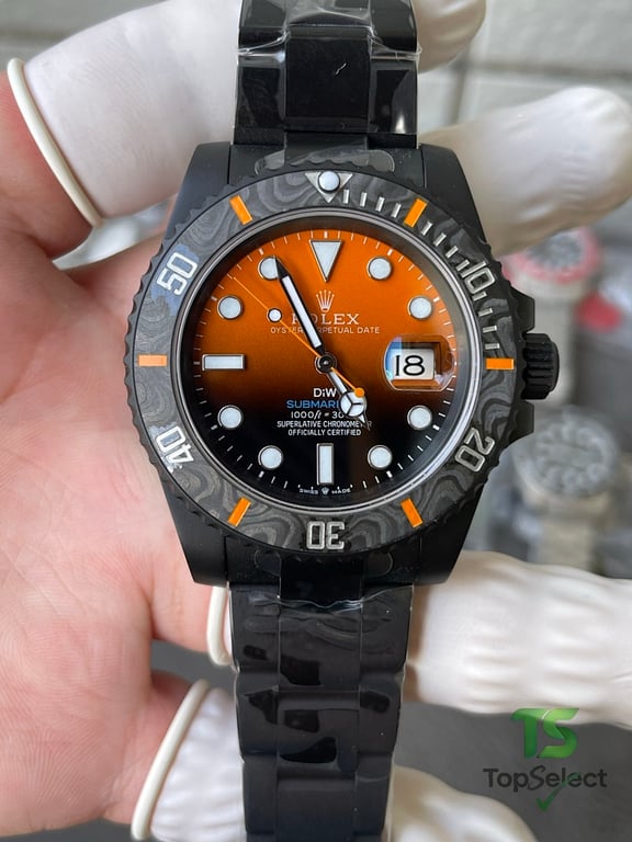 Rolex Submariner DiW Carbon Orange Gradient - 11