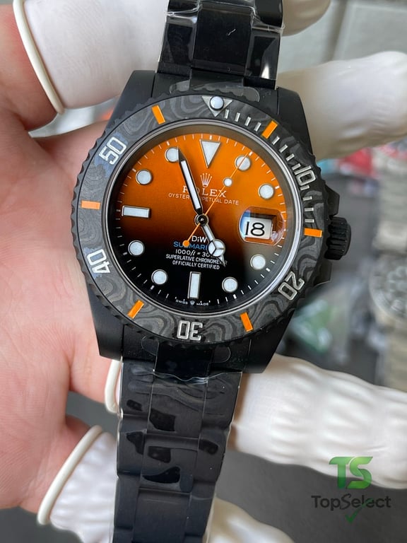 Rolex Submariner DiW Carbon Orange Gradient - 5