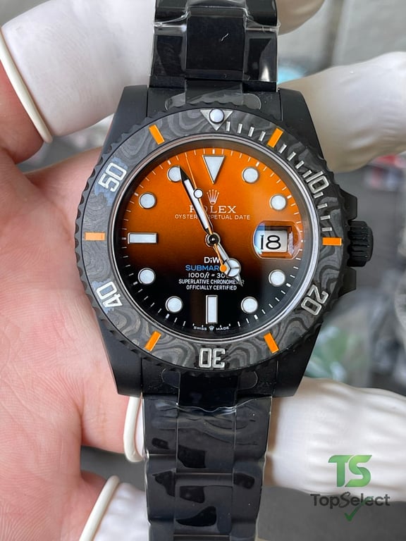 Rolex Submariner DiW Carbon Orange Gradient - 6