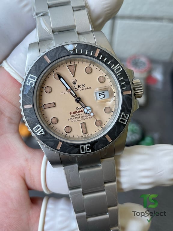 Rolex Submariner DiW Carbon Fiber Bezel Sand Dial - 6