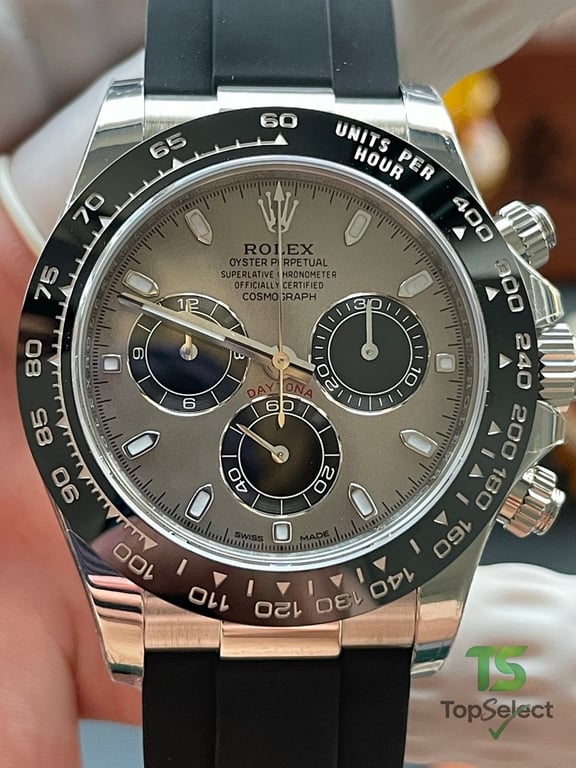 Rolex Cosmograph Daytona Grey Dial Oysterflex - 3