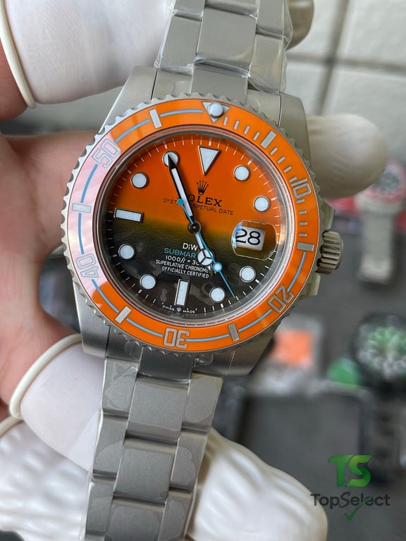 Rolex Submariner DiW Orange Gradient Carbon - 8