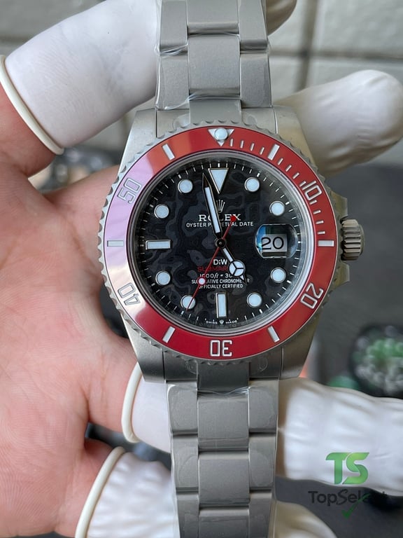 Rolex Submariner DiW Carbon Red Bezel - 11