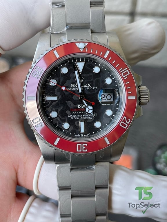 Rolex Submariner DiW Carbon Red Bezel - 5
