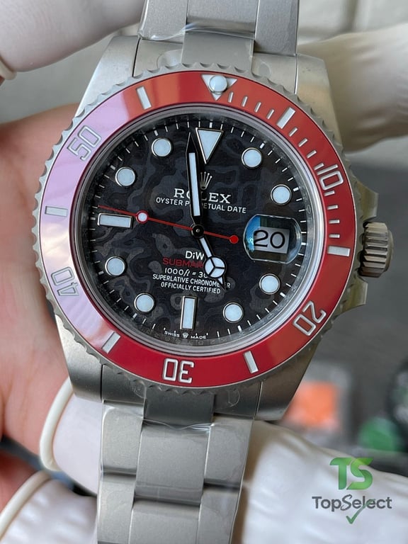 Rolex Submariner DiW Carbon Red Bezel - 9