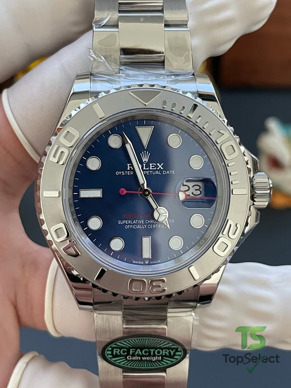 Rolex Yacht-Master Blue Dial Silver - 17
