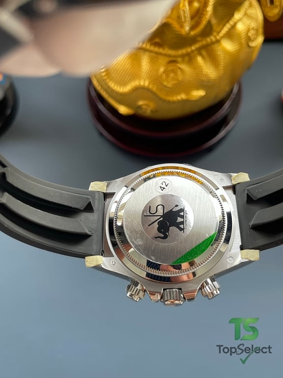Rolex Cosmograph Daytona Silver Dial Black Rubber - 6