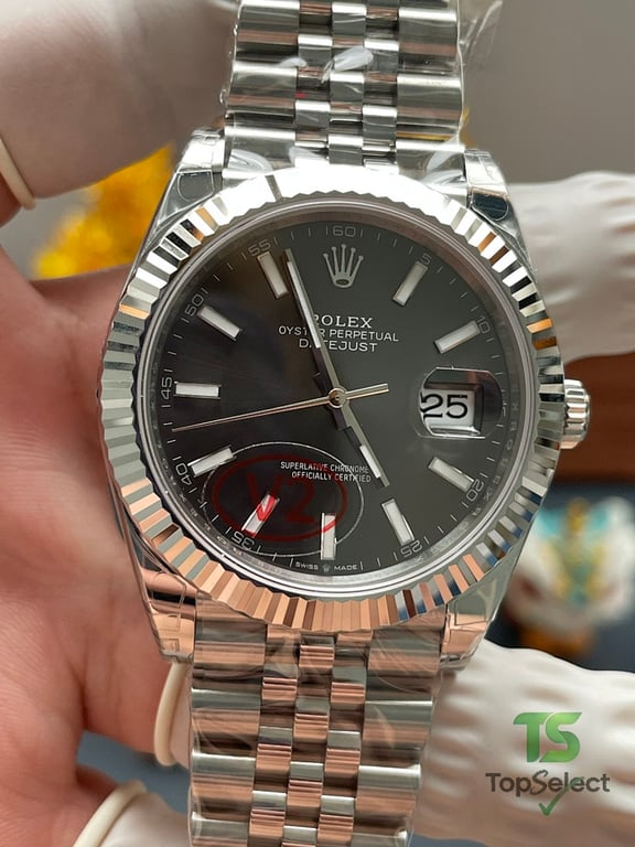 Rolex Datejust Gray Dial Jubilee Bracelet - 15