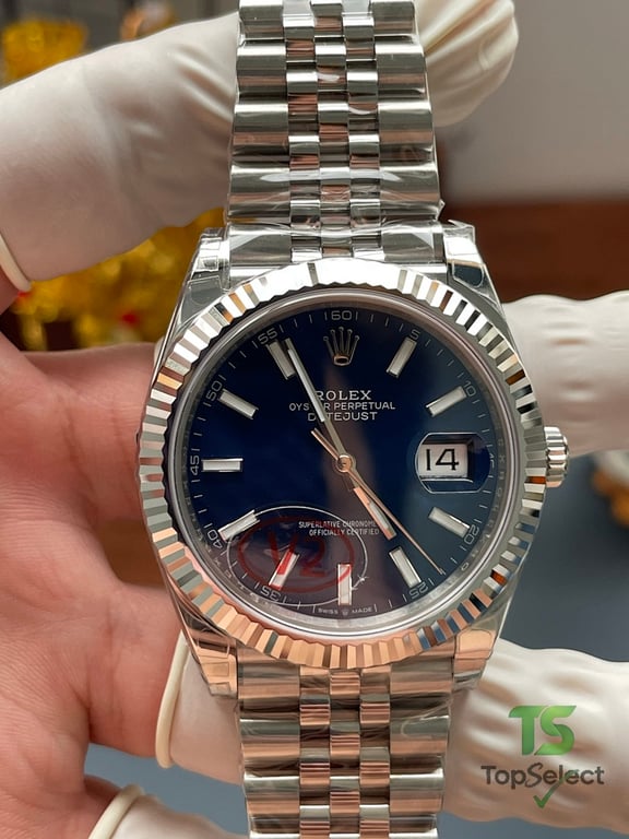 Rolex Datejust Blue Dial Jubilee - 2
