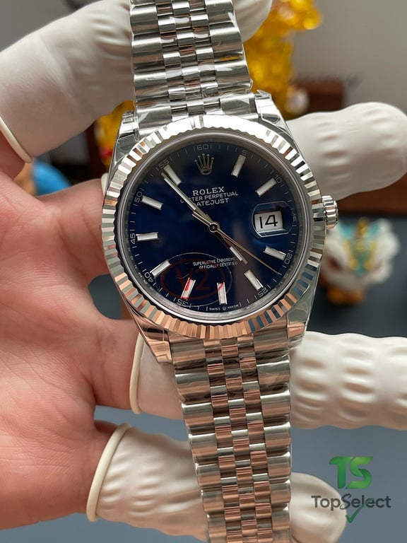 Rolex Datejust Blue Dial Jubilee - 13