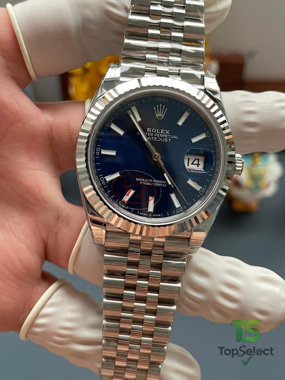 Rolex Datejust Blue Dial Jubilee - 16
