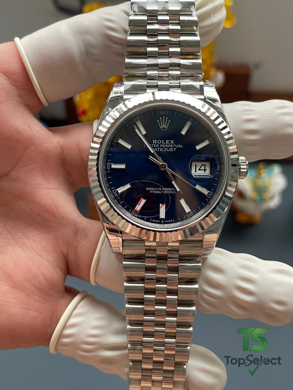 Rolex Datejust Blue Dial Jubilee - 17