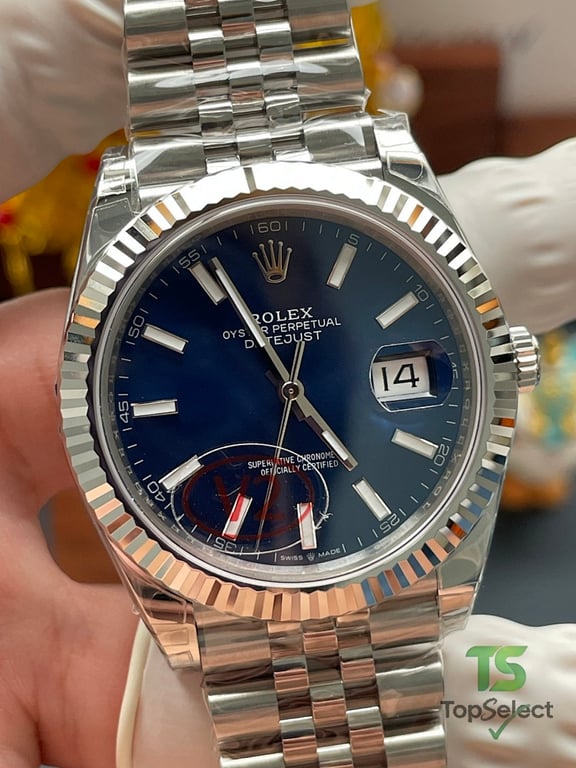 Rolex Datejust Blue Dial Jubilee - 20