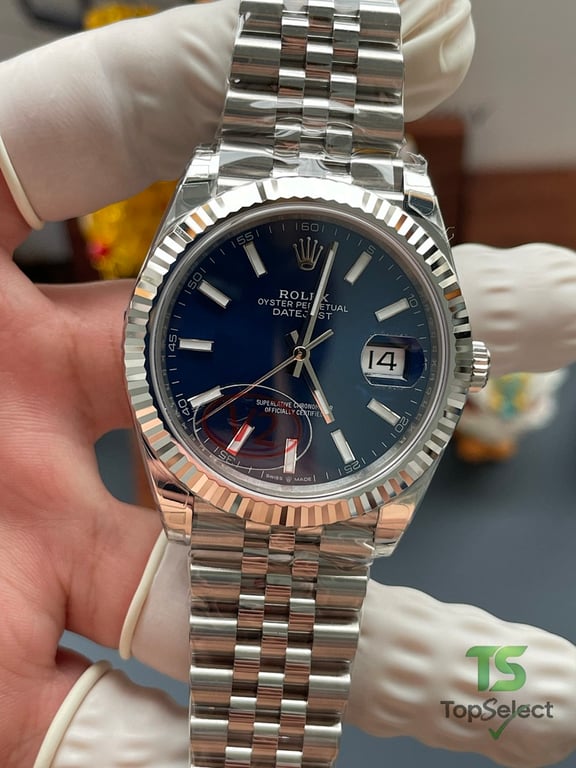 Rolex Datejust Blue Dial Jubilee - 28