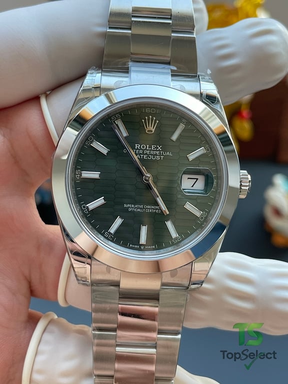 Rolex Datejust Green Grid Dial - 2