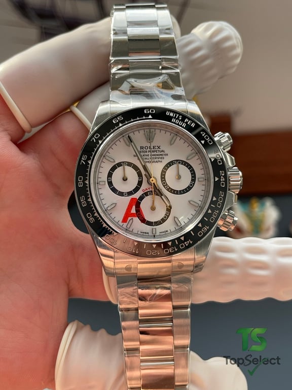 Rolex Cosmograph Daytona Panda White Dial - 12