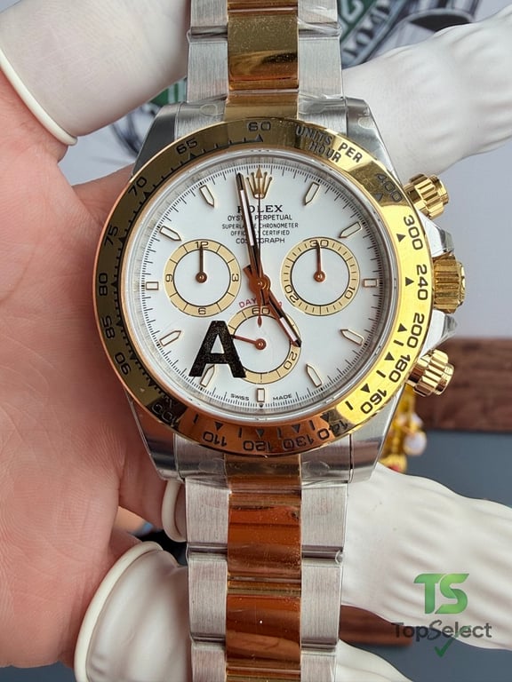 Rolex Daytona 4131 Two-Tone White Dial - 11