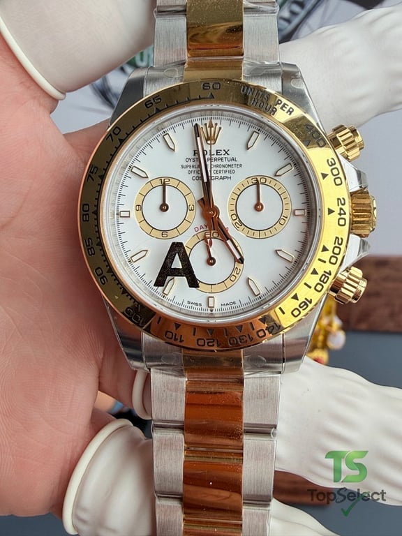 Rolex Daytona 4131 Two-Tone White Dial - 13
