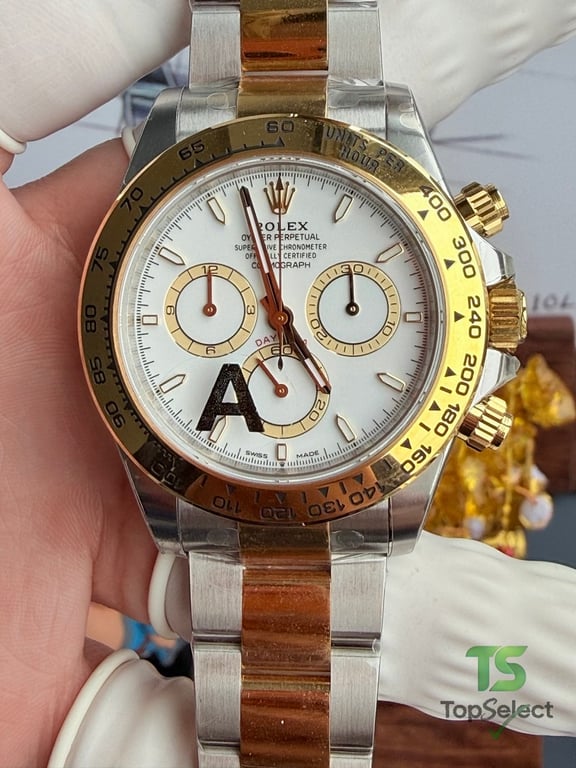 Rolex Daytona 4131 Two-Tone White Dial - 14