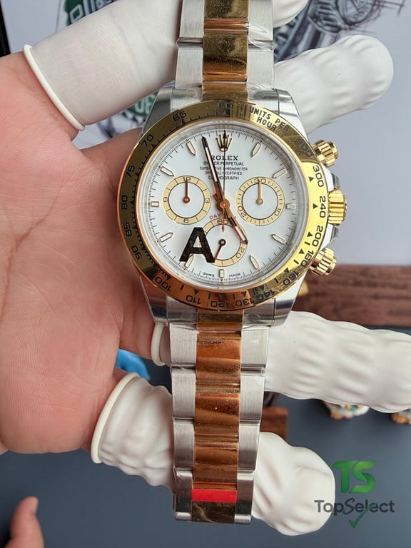 Rolex Daytona 4131 Two-Tone White Dial - 16