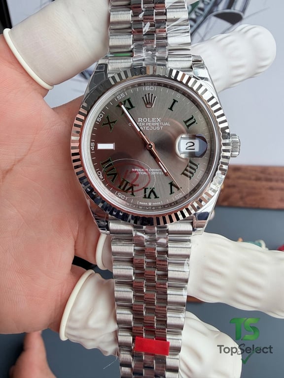 Rolex Datejust Wimbledon Dial Grey - 11