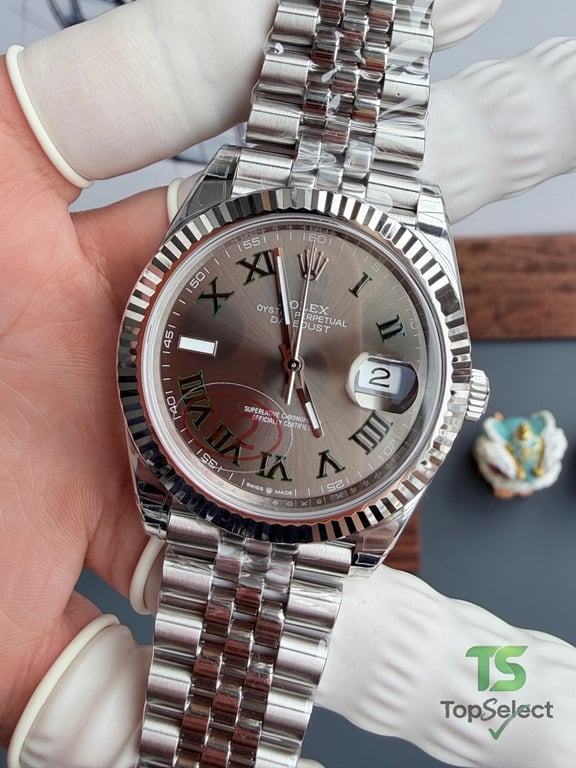 Rolex Datejust Wimbledon Dial Grey - 4