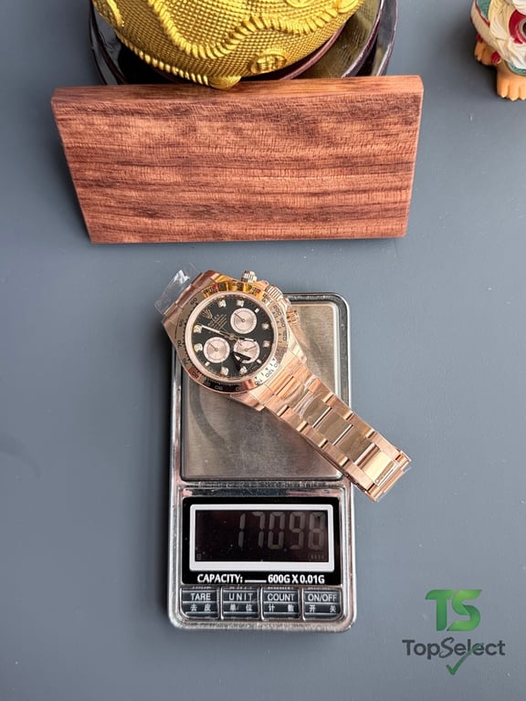 Rolex Cosmograph Daytona Rose Gold Black Diamond Dial - 5