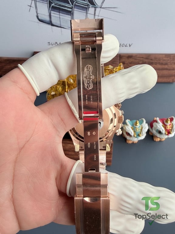 Rolex Cosmograph Daytona Rose Gold Black Diamond Dial - 10