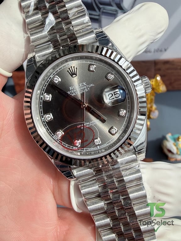 Rolex Datejust 41 Grey Diamond Dial - 2